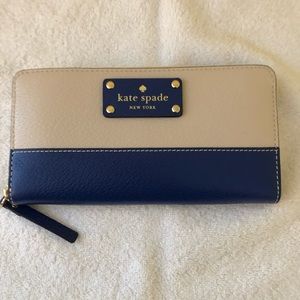 NWT Kate Spade New York colorblock wallet